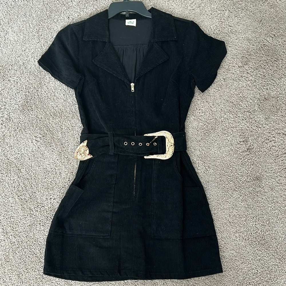 Corduroy mini country western dress - worn once - size medium